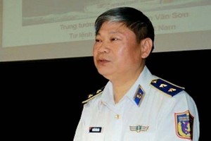 Nguyễn Văn Sơn, cựu Tư lệnh Cảnh sát biển Việt Nam, chủ mưu vụ tham ô 50 tỷ đồng (ảnh chụp khi còn đương chức) 