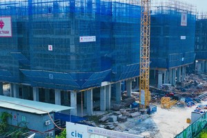 Dự án Thủ Thiêm Green House. Ảnh: Trọng Tín 