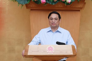 Thủ tướng Kl993 ưu đãi thưởng hấp dẫn Phạm Minh Chính phát biểu tại phiên họp Kl993 ưu đãi thưởng hấp dẫn thường kỳ ngày 5/8 (Ảnh: VGP)