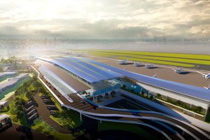 Phối cảnh Nhà ga hành khách sân bay Long Thành.