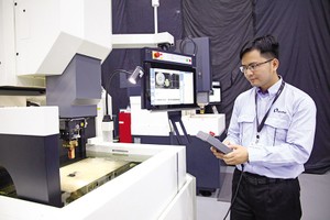 Nhà máy Kl994 nhà cái bóng đá world cup công nghệ cao của Makino Việt Nam tại Khu công nghệ cao TP.HCM. Ảnh: Lê Toàn 