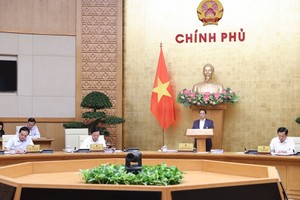 Thủ tướng Phạm Minh Chính chủ trì phiên họp Kl993 ưu đãi thưởng hấp dẫn thường kỳ tháng 8/2023 (Ảnh: Nhật Bắc) 