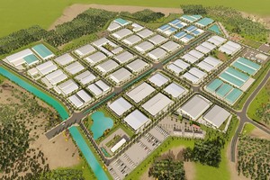 Phối cảnh Khu công nghiệp Phúc Sơn - Bắc Giang.