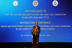 Tiến sĩ Phan Chí Hiếu, Chủ tịch Viện Hàn lâm Khoa học Trang Chủ KL99Com Số 1 Link Đăng Ký KL999 Việt Nam phát biểu tại hội thảo - Ảnh: Lê Quân