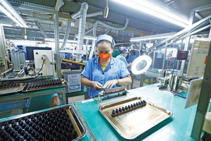 Nhà Kl99ok phiên bản mới Nhật Bản rất quan tâm đến thị trường Việt Nam. Trong ảnh: Nhà máy Sankoh Việt Nam của Nhật Bản tại Hòa Bình.
