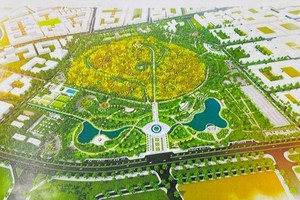Quy hoạch và Kl99ok phiên bản mới xây dựng Công viên Thiên Bút chưa gắn với tổng thể quy hoạch