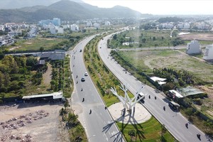 Dự án Kl99ok phiên bản mới trục đường Vành đai 3 kết nối đường Võ Nguyên Giáp (ảnh) và Đại lộ Nguyễn Tất Thành (tỉnh Khánh Hòa). Ảnh: H.L