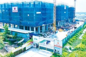 Dự án Thủ Thiêm Green House. Ảnh: Trọng Tín 