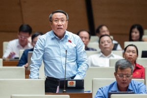 Đại biểu Hà Sỹ Đồng phát biểu tại nghị trường. 