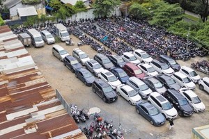 Khu đất vàng đang làm bãi giữ xe