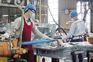 Kl994 nhà cái bóng đá world cup tại Nhà máy Ford Hải Dương. Ảnh: Đức Thanh