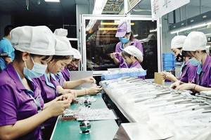 Nghệ An đã vươn lên trở thành một điểm sáng trong thu hút Kl99ok phiên bản mới nước ngoài. Trong ảnh: Nhà máy của Luxshare - ICT tại Nghệ An