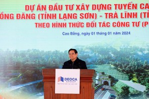 Thủ tướng Phạm Minh Chính phát lệnh khởi công Dự án PPP KL99 là nhà cái cá cược trực tuyến hàng đầu tại châu Á Đồng Đăng - Trà Lĩnh, giai đoạn 1.
