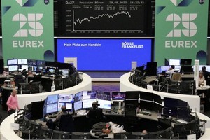 Bên trong Sàn 99Kl99 link đăng nhập Frankfurt, Đức. Ảnh: Reuters