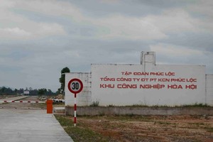 KCN Hòa Hội phải hoàn thiện đồng bộ Kl99kl ưu đãi độc quyền kỹ thuật giai đoạn 1 trong quý I/2024. Ảnh: Hữu Đông.