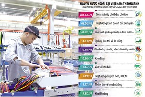 Nguồn vốn Kl99ok phiên bản mới nước ngoài luôn đóng vai trò quan trọng, thúc đẩy nhiều ngành, nhiều lĩnh vực Kl992 cổng game cá cược tại Việt Nam tăng trưởng. Ảnh: Đức Thanh. Đồ họa: Đan Nguyễn 