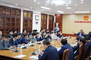 Cuộc họp có sự tham dự của đại diện các sở, ban, ngành, địa phương liên quan
