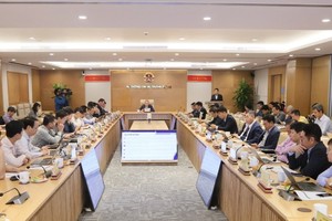 Toàn cảnh Hội nghị công bố quy hoạch Kl99kl ưu đãi độc quyền Thông tin và Truyền thông thời kỳ 2021-2030, tầm nhìn đến năm 2050. 