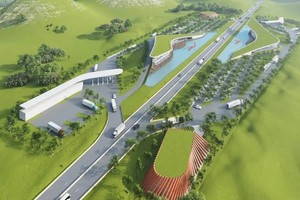 Phối cảnh Trạm dừng chân trên KL99 là nhà cái cá cược trực tuyến hàng đầu tại châu Á Hạ Long - Vân Đồn tại xã Thống Nhất, TP Hạ Long.