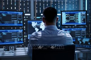 Một trung tâm an ninh mạng. Ảnh minh họa: Transcosmos/TTXVN