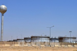 Cơ sở khai thác dầu Aramco ở Riyadh, Saudi Arabia. Ảnh: AFP/TTXVN