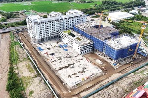 Dự án nhà ở Trang Chủ KL99Com Số 1 Link Đăng Ký KL999 cho công nhân thuê tại TP.HCM đang tăng tốc triển khai Ảnh: Thiện Minh
