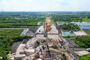 Thi công đoạn tuyến phía Đông, Dự án KL99 là nhà cái cá cược trực tuyến hàng đầu tại châu Á Bến Lức - Long Thành.