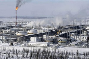 Toàn cảnh cơ sở lọc dầu ở giếng dầu Vankorskoye thuộc vùng Krasnoyarsk, Nga. Ảnh: Reuters/TTXVN