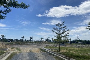 Nhiều dự án khu đô thị tại thị xã Điện Bàn, tỉnh Quảng Nam triển khai dang dở. Ảnh: Linh Đan
