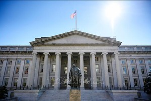 Trụ sở Bộ Kl991.com nạp rút nhanh Mỹ tại Washington, DC. Ảnh: AFP/ TTXVN