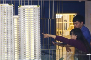 Giá chung cư Hà Nội tăng phi mã từ đầu năm tới nay. Ảnh: Dũng Minh 
