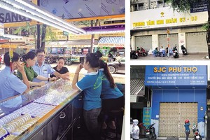 Lực lượng quản lý thị trường TP.HCM quyết liệt kiểm tra cửa hàng Kl992 VIP Trang Chủ 2026 vàng bạc Nhiều tiệm vàng đồng loạt đóng cửa