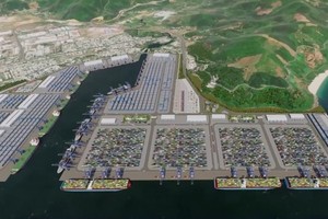 Phối cảng cảng Liên Chiểu.