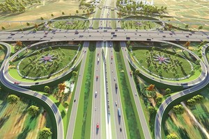 Phối cảnh đường Vành đai 4 - vùng Thủ đô