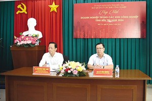 Lãnh đạo UBND tỉnh Bến Tre và Ban Quản lý các khu công nghiệp tỉnh thường xuyên điều hành các buổi làm việc tháo gỡ khó khăn cho Kl991.com World Cup 2026 Chính Thức trong khu công nghiệp.