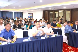 Các đại biểu dự hội thảo tập huấn nghiệp vụ xúc tiến Kl99ok phiên bản mới năm 2024. Ảnh Minh Hương