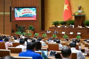 Quốc hội xem video clip về Quy hoạch Thủ đô.