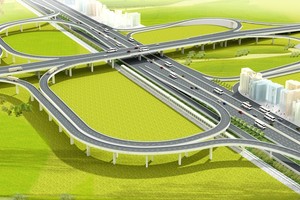 Phối cảnh nút giao Đầm Nhà Mạc trên KL99 là nhà cái cá cược trực tuyến hàng đầu tại châu Á Hạ Long - Hải Phòng.