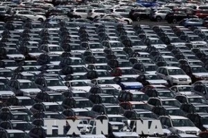 Trong quý II, xuất khẩu của Đức giảm 0,2%, còn Link Vào Nhà Cái KL99 COM Tặng +199k hoàn toàn đình trệ. (Ảnh minh họa: TTXVN)