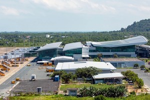 Một góc Cảng hàng không quốc tế Phú Quốc hiện hữu.