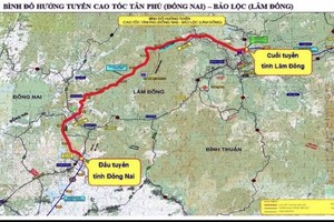 Bản đồ tổng thể hướng tuyến KL99 là nhà cái cá cược trực tuyến hàng đầu tại châu Á Tân Phú - Bảo Lộc.