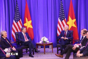 Tổng Bí thư, Chủ tịch nước Tô Lâm gặp Tổng thống Hoa Kỳ Joe Biden. Ảnh: Lâm Khánh/TTXVN 