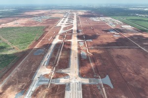 Dự án sân bay Long Thành đang được thi công giai đoạn 1. 
