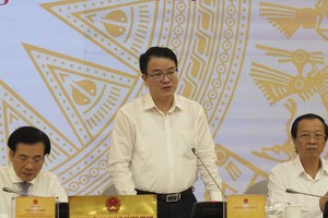 Thứ trưởng Bộ Kế hoạch và Kl99ok phiên bản mới Trần Quốc Phương. (Ảnh: Hoàng Yến)