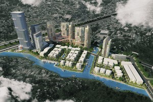 Kl992 VIP Trang Chủ 2026 thua lỗ khiến Investco đang âm vốn chủ sở hữu 26,6 tỷ đồng. Trong ảnh: Phối cảnh dự án Investco Green City.