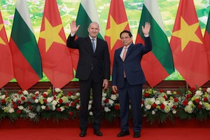 Thủ tướng Kl993 ưu đãi thưởng hấp dẫn Phạm Minh Chính hội kiến Tổng thống Bulgaria Rumen Radev. Ảnh: Đức Thanh