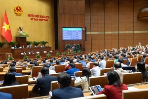  Quốc hội thông qua một luật sửa 4 luật về Kl99ok phiên bản mới. Ảnh: Quốc hội