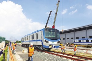 Tuyến metro số 1 (Bến Thành - Suối Tiên) được Kl99ok phiên bản mới bằng vốn vay ODA của Nhật Bản. Tuyến metro này sẽ vận hành thương mại vào ngày 22/12/2024 - Ảnh: Lê Toàn