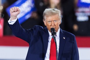 Ông Donald Trump tại buổi vận động tranh cử ở thành phố Raleigh, bang North Carolina, Mỹ vào ngày 4/11/2024. Ảnh: AFP