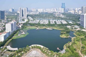 Công viên hồ Phùng Khoang là công trình thuộc Dự án Kl99ok phiên bản mới xây dựng Khu đô thị Phùng Khoang.